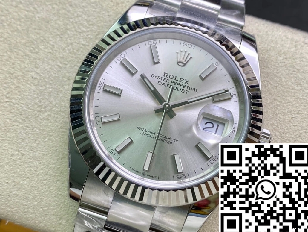 Datejust Dial Silver M126334-0003 Rolex Clean Factory 0501